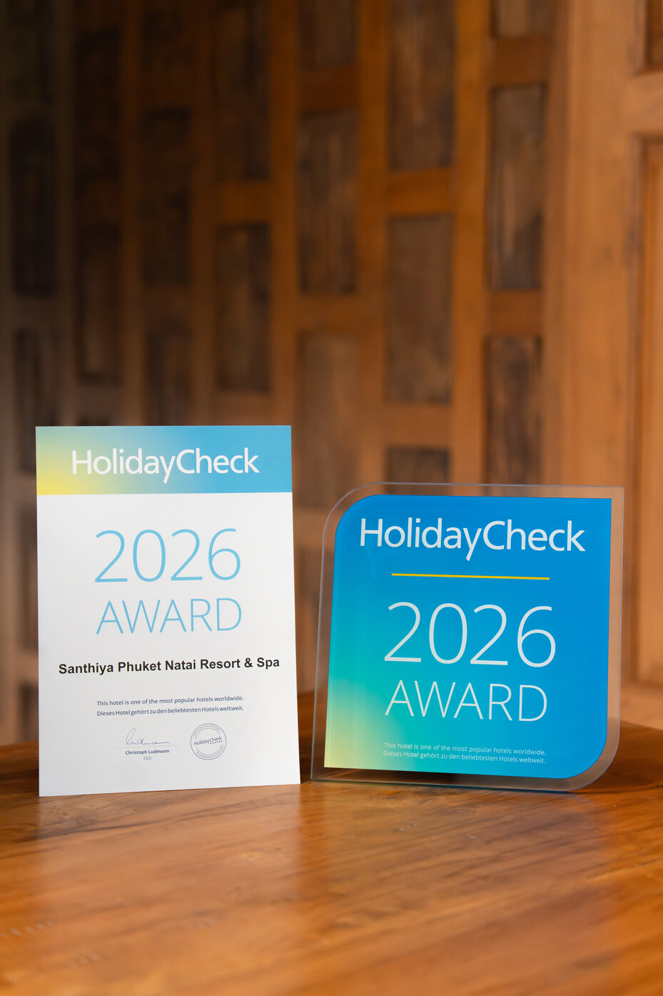 HOLIDAYCHECK AWARD 2026
